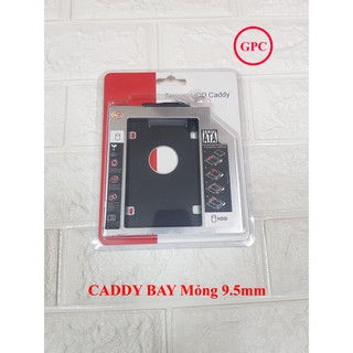 Caddy Bay Mỏng 9.5mm Chuẩn SATA Dùng Để Lắp Thêm 1 Ổ Cứng / SSD Qua Khay CD/DVD