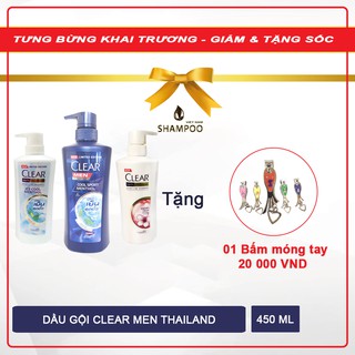 Dầu gội đầu clear men dung tích 450ml thailand dgd 18