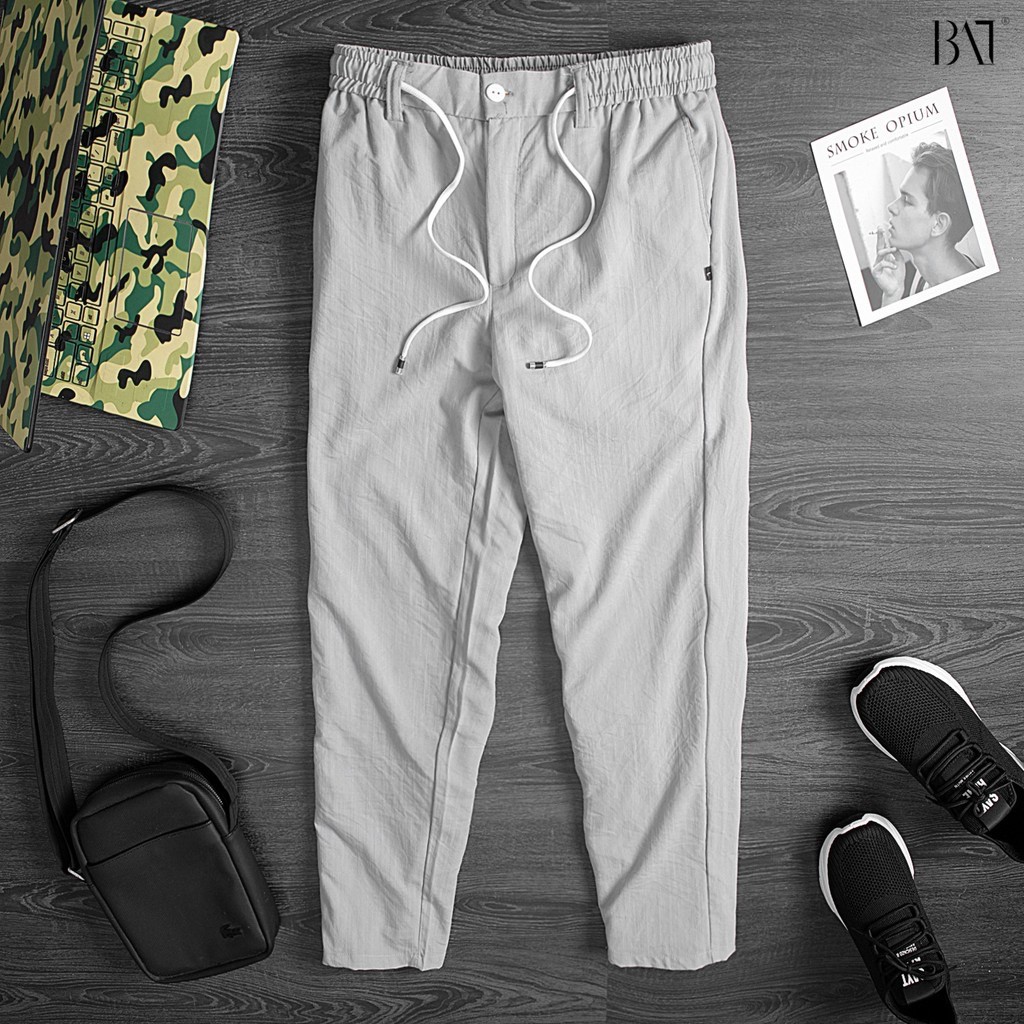 Quần đũi nam❤️SALE❤️Quần baggy nam cao cấp ống suông cạp chun cài khuy lịch lãm phong cách trẻ trung sang trọng | BigBuy360 - bigbuy360.vn