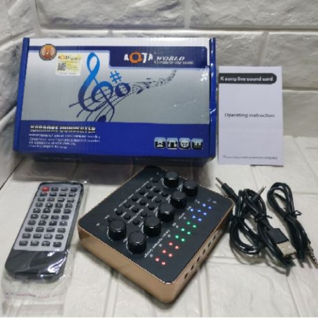 (MỚI) (CỰC SỐC) Soundcard Bluetooth V10 Plus