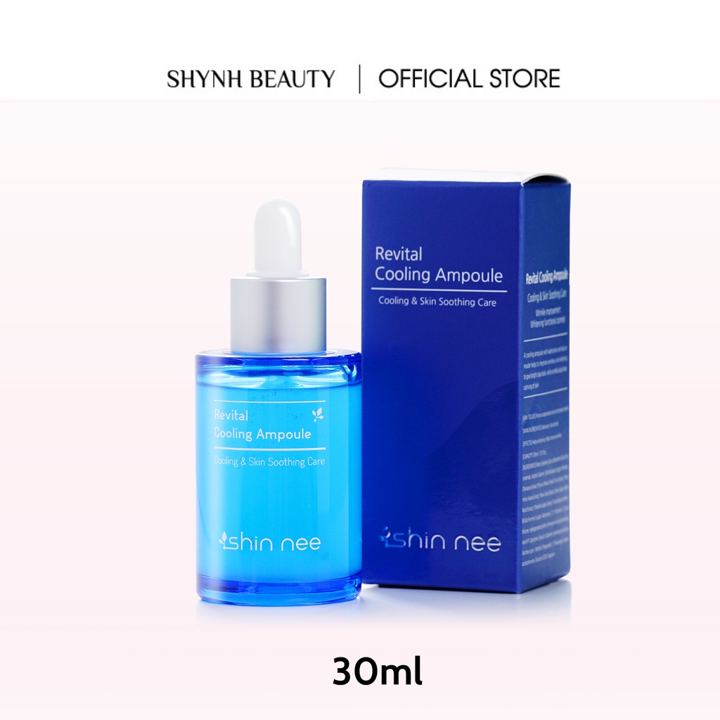 Serum Revital Cooling Ampoule cấp nước, phục hồi da Shin Nee 30ml