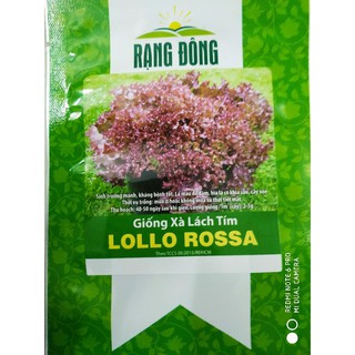 Hạt giống Xà lách tím Lollo 2gr❤️FREESHIP XTRA❤️