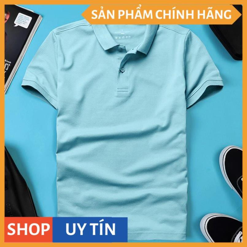 [GIẢM GIÁ 50%] - Áo thun POLO trơn vải cá sấu cotton cao cấp ngắn tay có đủ bảng màu pastel cực lịch lãm