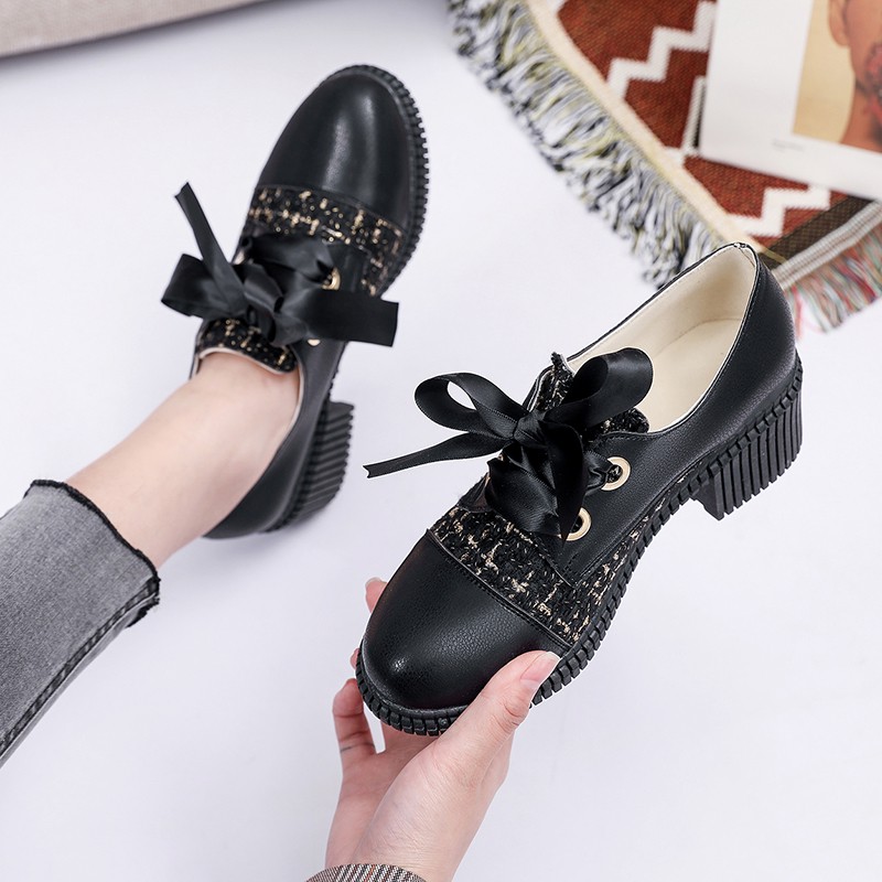 Giày oxford nữ MPS252 phong cách tiểu thư Hàn Quốc - Mery Shoes