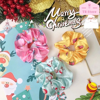 Cột tóc Scrunchies Giáng Sinh, buộc tóc Noel dịp lễ