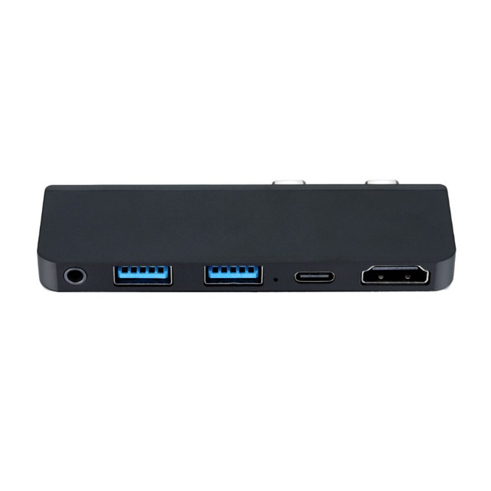 5 trong 1 Dock Station Hub cho Microsoft Surface Pro X Bộ chuyển đổi HDMI kép loại C sang 4K