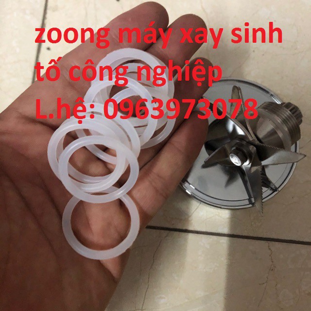 Zoăng cao su trên dao máy xay sinh tố công nghiệp