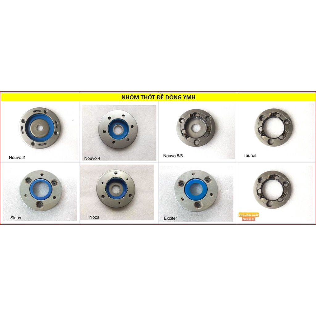 Thớt đề cho xe yamaha Exciter, Nouvo, Attila, Sirius, Noza, Taurus hàng đẹp, chất lượng cao