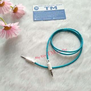 Cáp âm thanh 2 đầu 3.5mm dây dù dài 1m