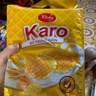 Bánh trứng giòn karo