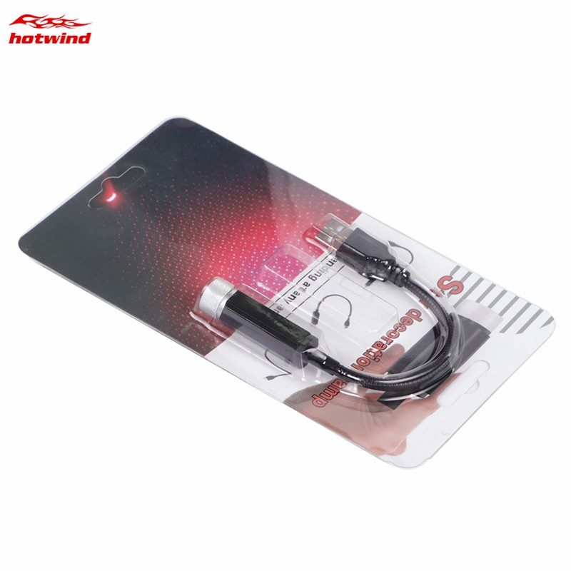 HW USB Car Atmosphere Sky Lamp Car Roof Interior Star Light Durable LED Projected Starry Light