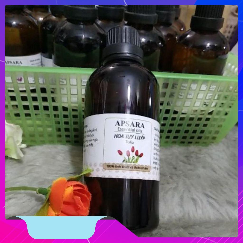 Tinh dầu hoa tulip lọ 100ml xông phòng hoặc đổ vào lọ treo xe ô tô treo phòng treo tủ khử mùi và thư giãn như spa