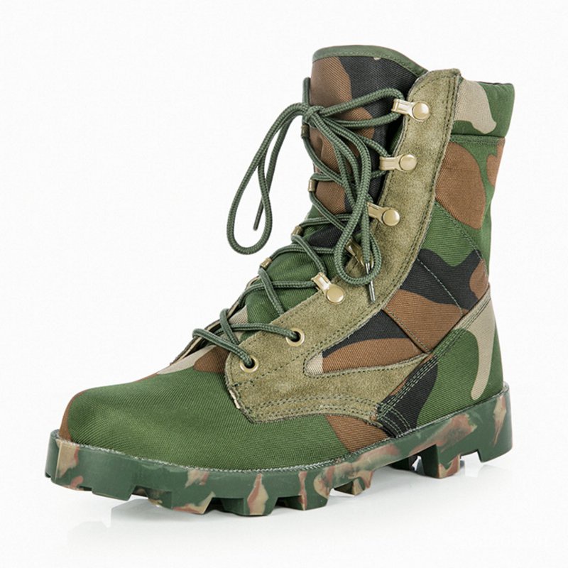 Bốt Quân Đội Nam Bốt Cổ Chân Chukka Chiến Đấu Cỡ 38-46 Bốt Quân Đội Chiến Thuật Cỡ Lớn Giày Nam, Bốt Đi Xe Máy An Toàn