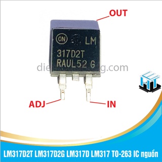 Set 2 con ic lm317d2t lm317d2g lm317d lm317 d²pak ic nguồn hàng chuẩn