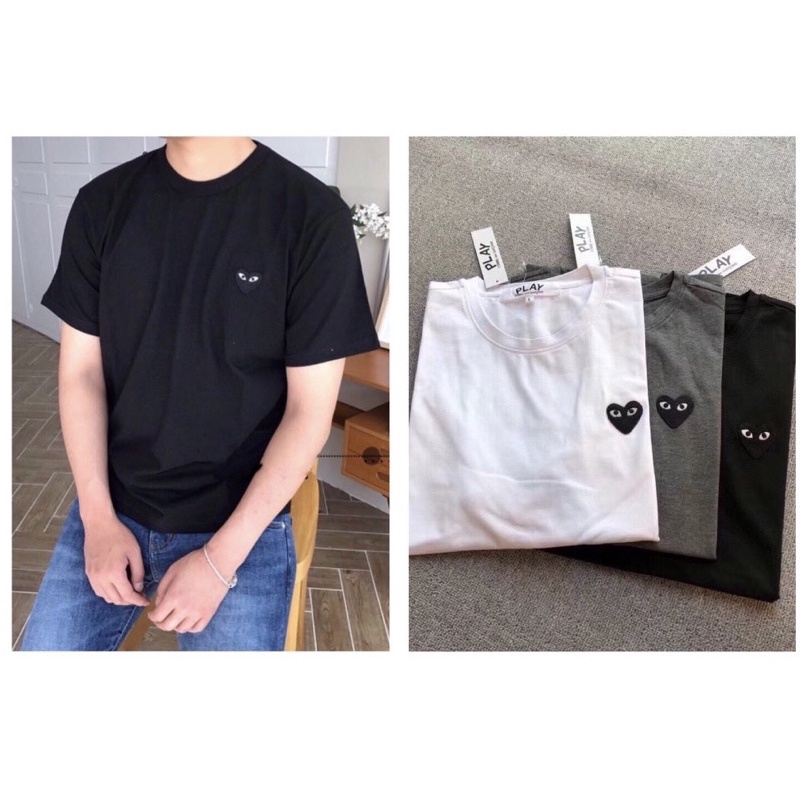 Áo phông unisex logo trái tim