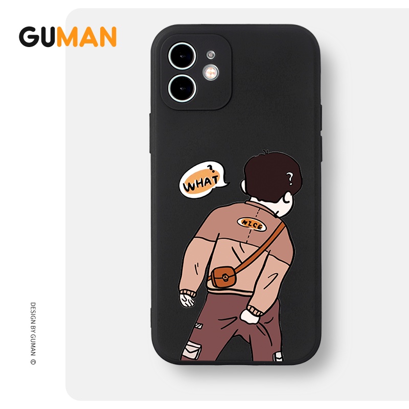 Ốp lưng GUMAN cặp đôi dễ thương đẹp chống sốc cho iPhone 13 12 11 Pro Max SE 2020 X XR XS ip 8 7 6S 6 Plus kute XYB150