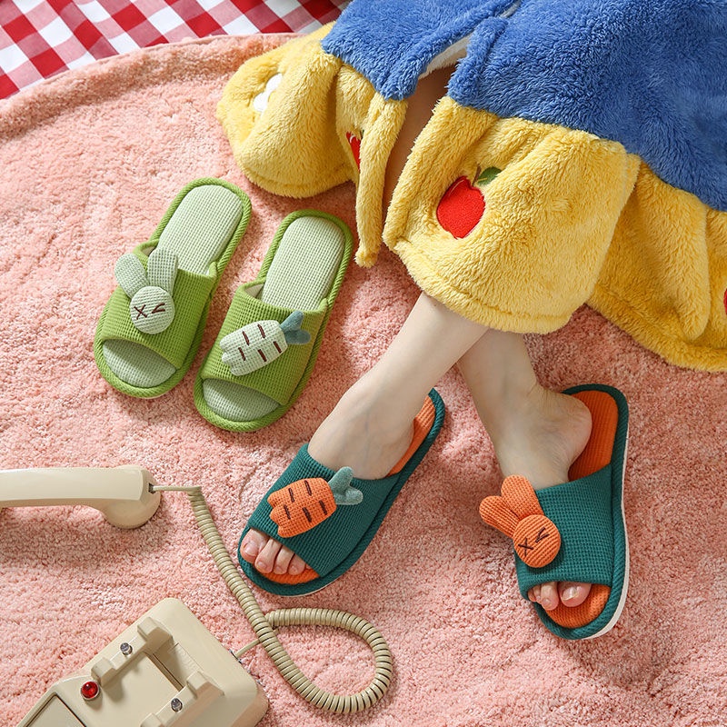 Dép đi trong nhà chống trượt thiết kế mới phong cách dễ thương thời trang mùa hè dành cho cả gia đình