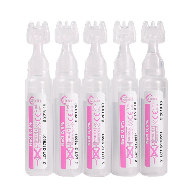 [Tách lẻ] Nước muối sinh lý Physiodose Pháp (5ml x 5 ống)