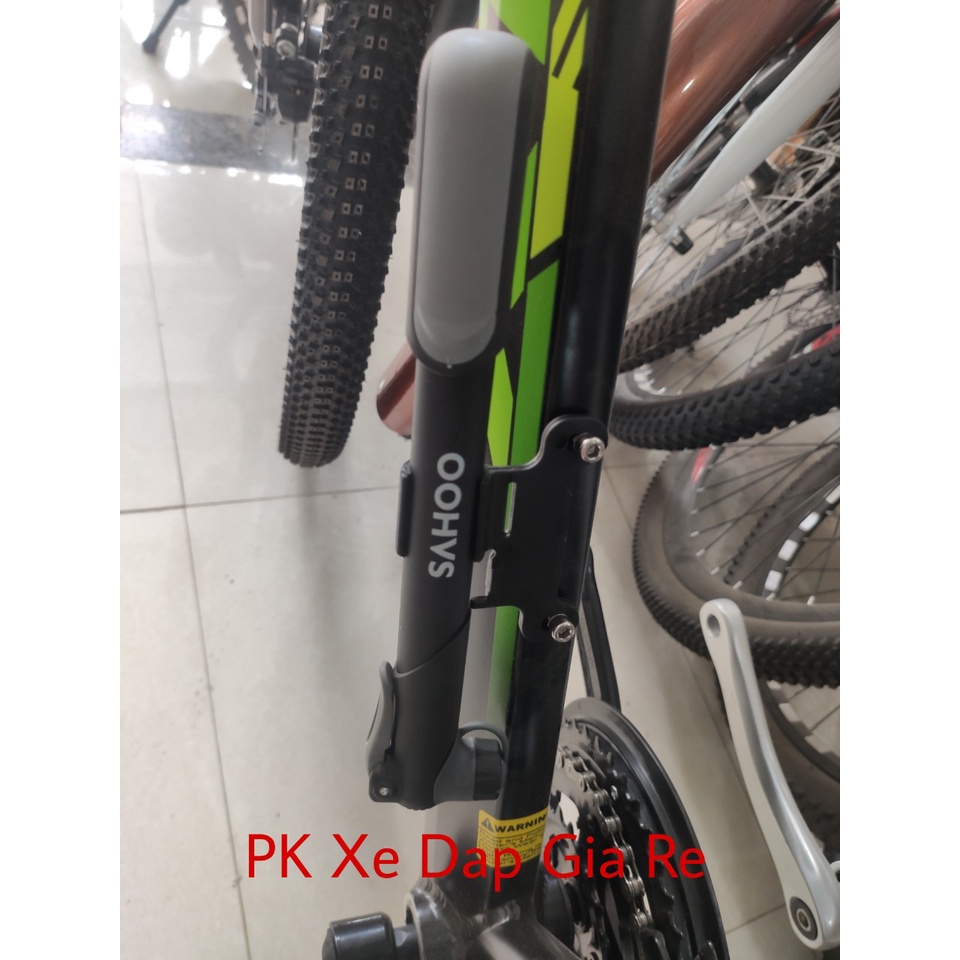 Bơm xe đạp cầm tay mini SAHOO, Bơm Xe Đạp Mini Treo Sườn Xe Đạp Nhỏ Gọn Tiện Dụng