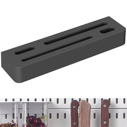 Giá gài treo vật dụng B023 chia nhiều lỗ đa năng phụ kiện bảng pegboard