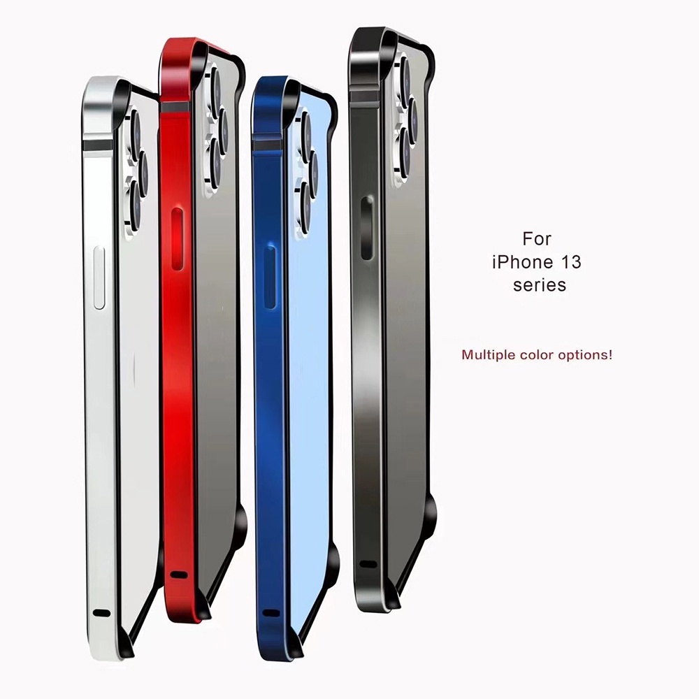 Ốp Điện Thoại Silicon Viền Nhôm Chống Va Đập Cho IPhone 13 12 11 Pro MAX 12Pro IP 14 Pro MAX