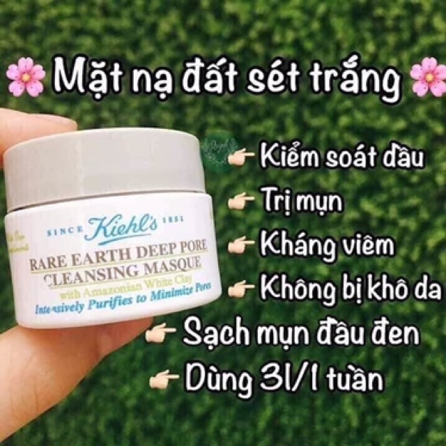 Mặt nạ đất sét KIEHLS RARE EARTH DEEP PORE CLEANSING MASQUE