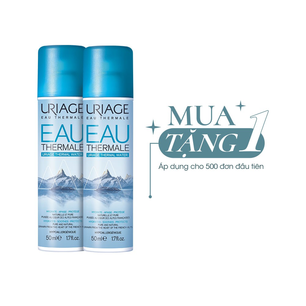 Combo 2 Nước Xịt Khoáng Uriage Thermal Water 50mlx2 | BigBuy360 - bigbuy360.vn