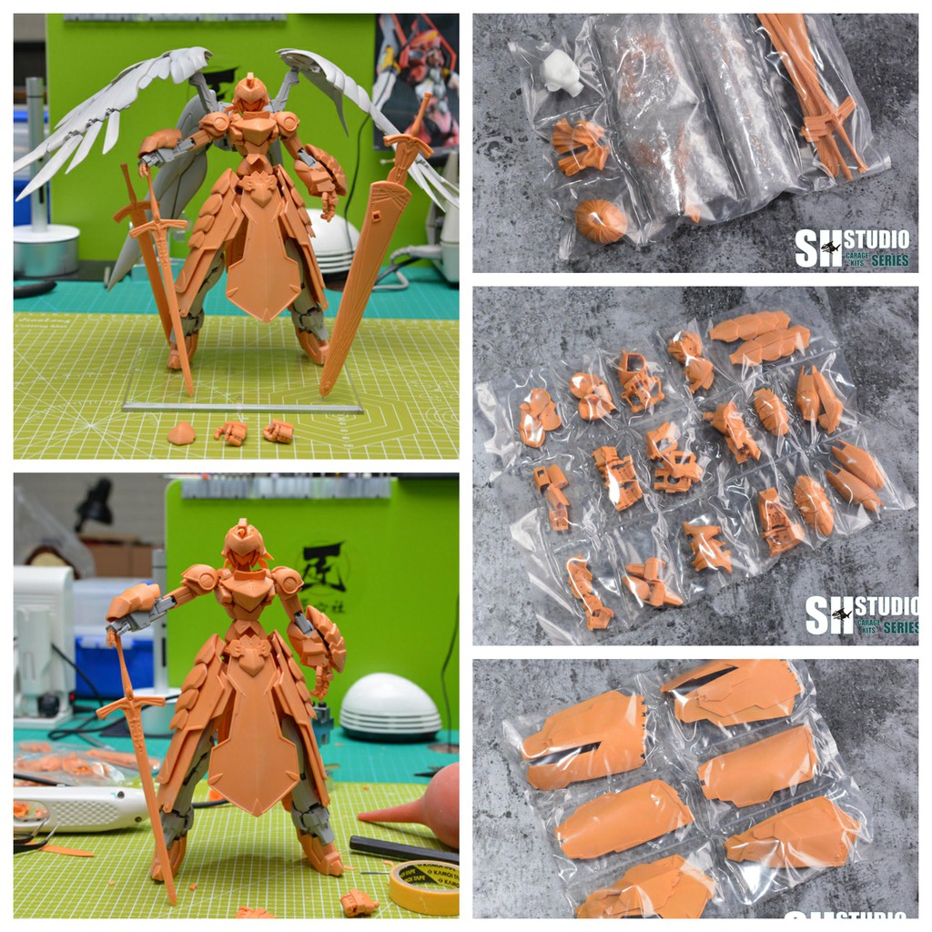 Mô hình nhựa Figure resin MG 1/100 SABER ROBOT (sp cần được sơn)