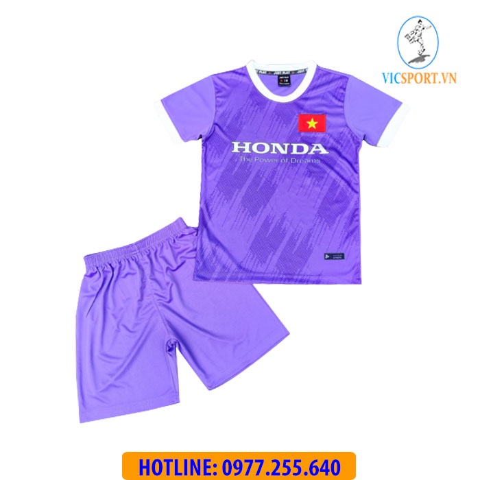 Áo Đá Banh, Quần Áo Bóng Đá Trẻ Em Đội Tuyển Việt Nam Mới Nhất, Đủ Màu,Thoáng Mát - Vicsport
