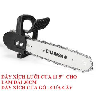 Bộ cưa xích mini lắp cho máy mài