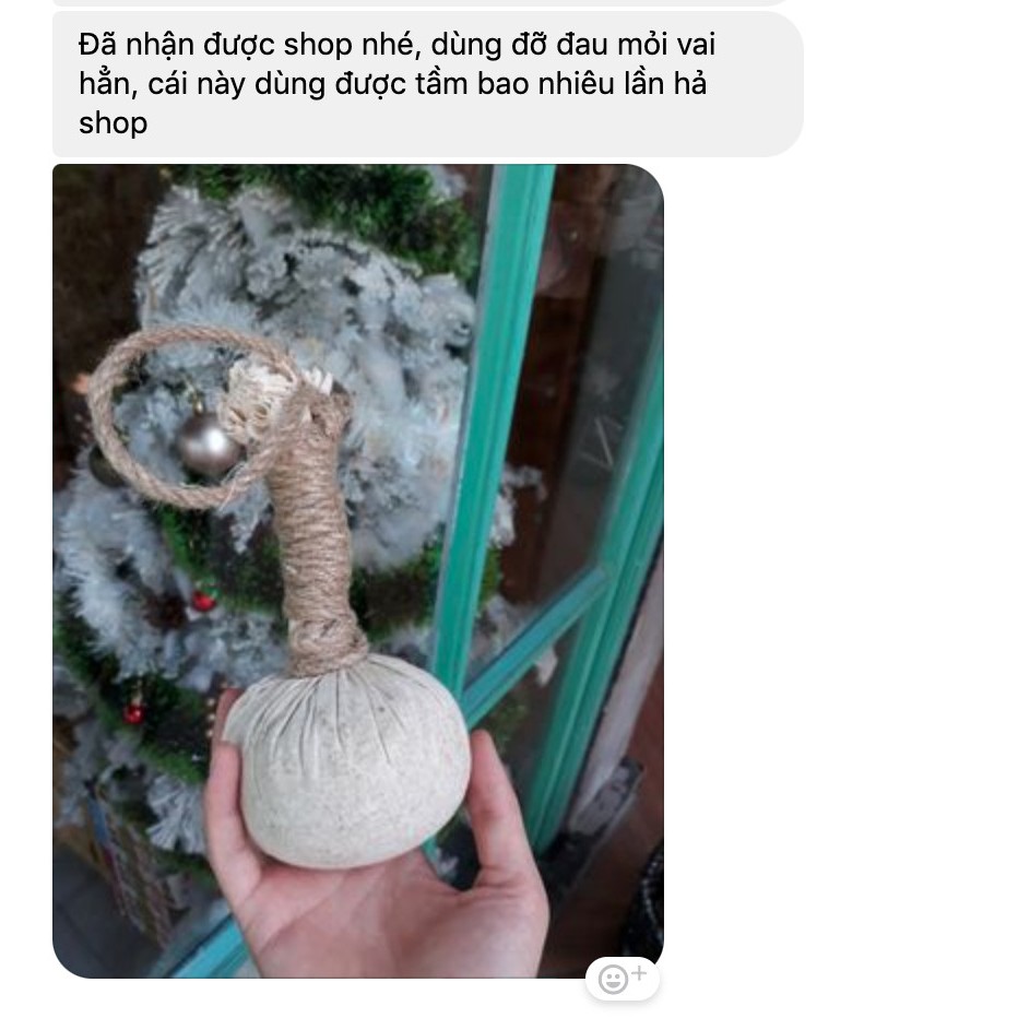 Cây muối chườm thảo dược giảm đau mỏi vai gáy (Handmade)