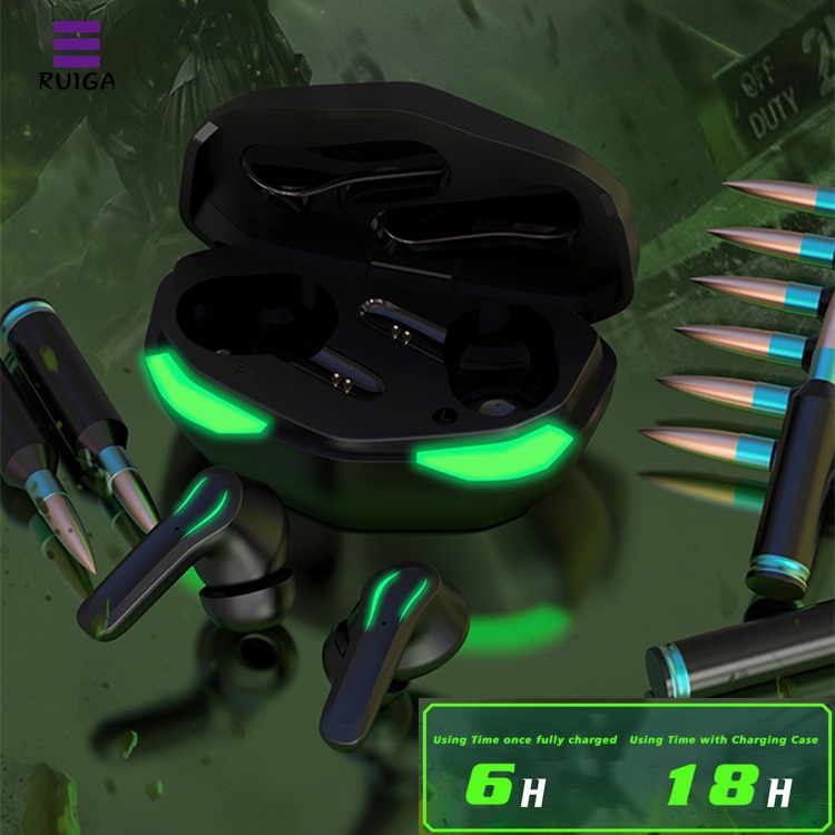 Tai nghe không dây Gaming  D17  5.0 TWS, Bass mạnh mẽ, độ trễ cực thấp khi chơi game