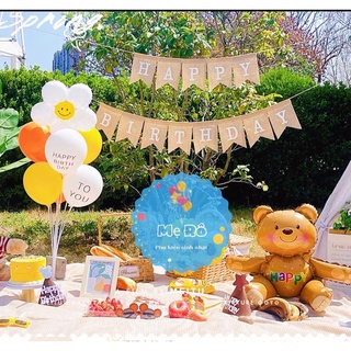 set trang trí sinh nhật cho bé