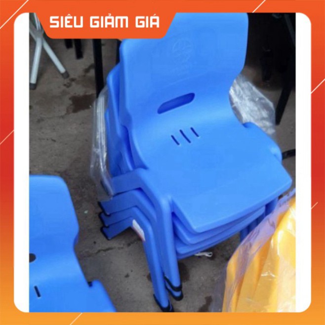 [HN] Ghế nhựa đúc mầm non/mẫu giáo việt nhật  Siêu dày loại 1( Mới 100%)
