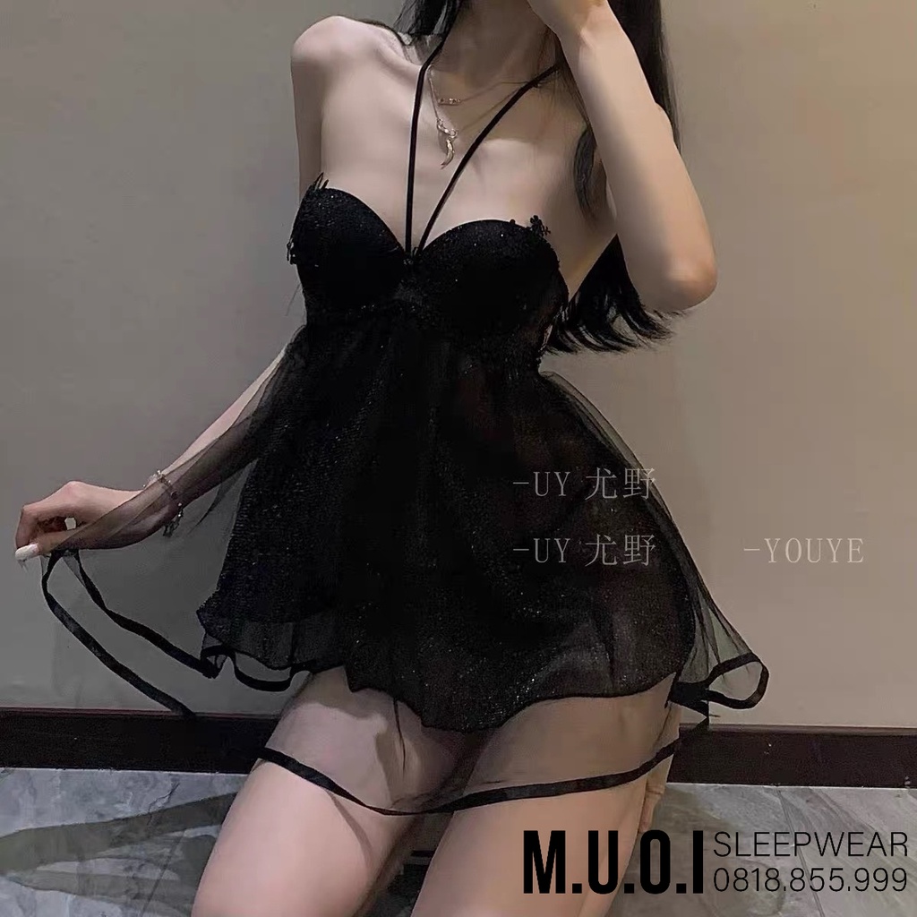 [FREESHIP] Váy ngủ sexy Quảng Châu - Sx 20 Váy ngủ cup ngực ren lấp lánh tôn ngực hot hit cao cấp - Hàng có sẵn | BigBuy360 - bigbuy360.vn