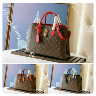 Túi xách nữ LV công sở - 33cm - Da thật nặng ~2kg [Fullbox]