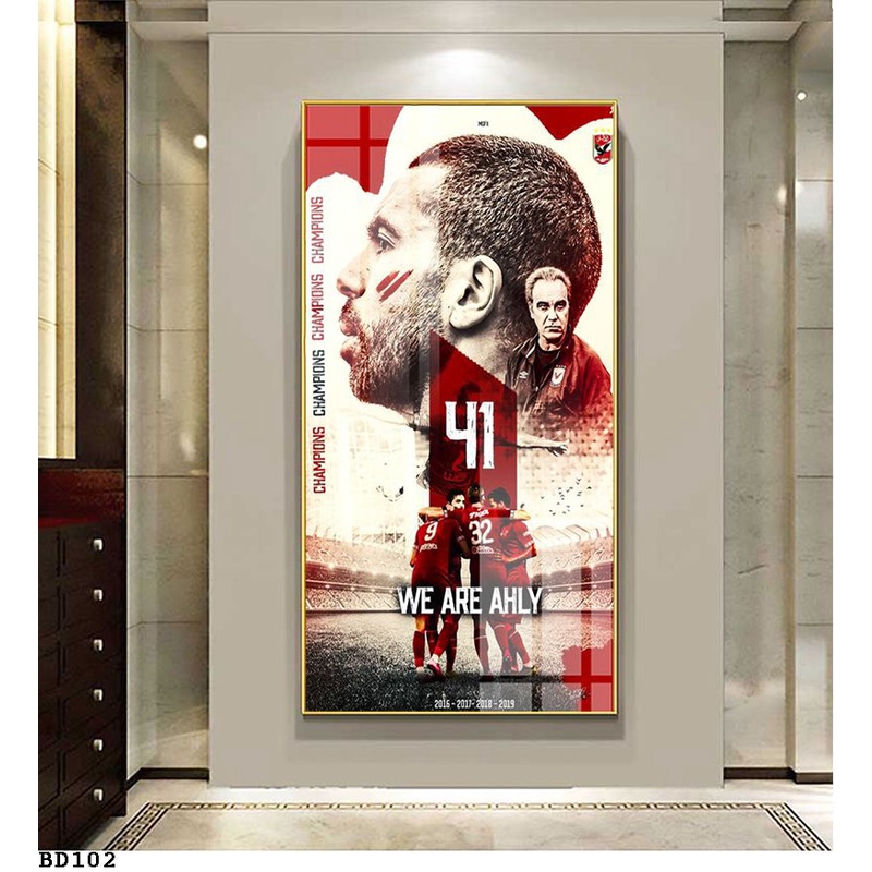 Cristiano Ronaldo Messi  Tranh cao cấp cầu thủ bóng đá nổi tiếng -  tranh đơn treo tường- vải canvas kim tuyến- Melyhome