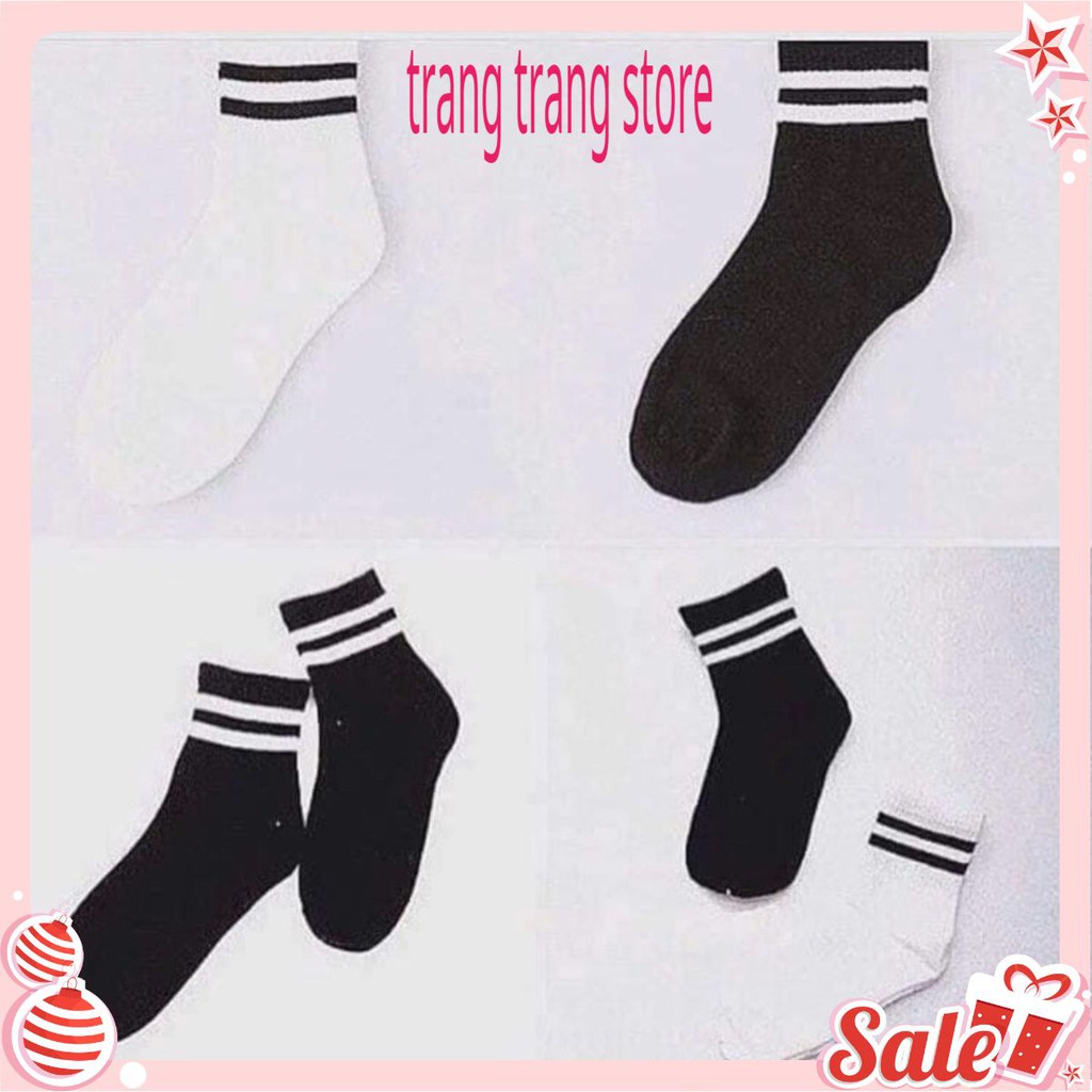 Tất Đẹp (FREESHIP)vớ kẻ sọc ngang phong cách Hàn Quốc