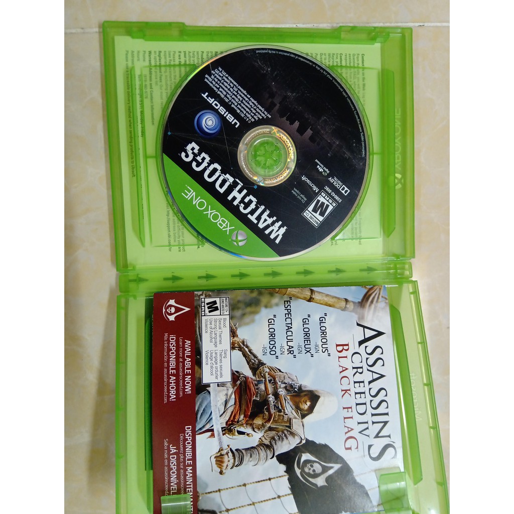 Đĩa game Xbox One Watch Dogs 1