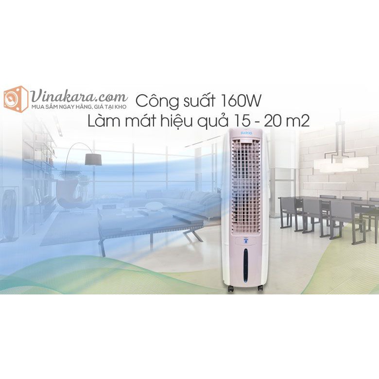 Quạt điều hòa Daikio DK-2500B (DKA-02500B)làm mát nhanh, tiết kiệm điện, hàng hính hãng Nhật Bản