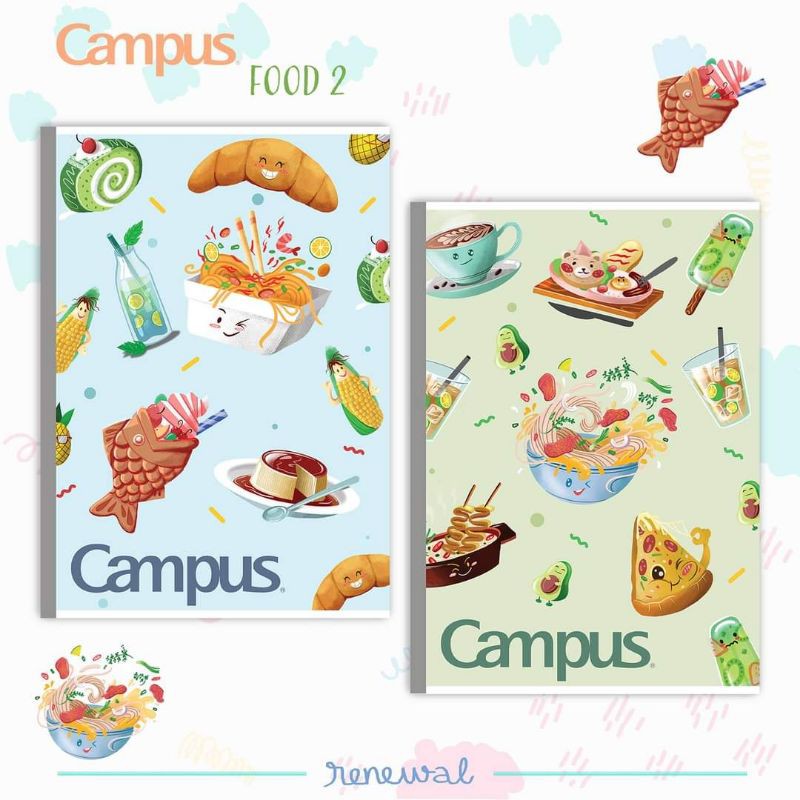 Vở Kẻ Ngang Campus Bento 120 trang, 200trang