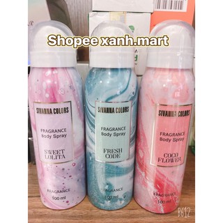 Xịt thơm toàn thân Sivanna Colors Thái Lan 100ml