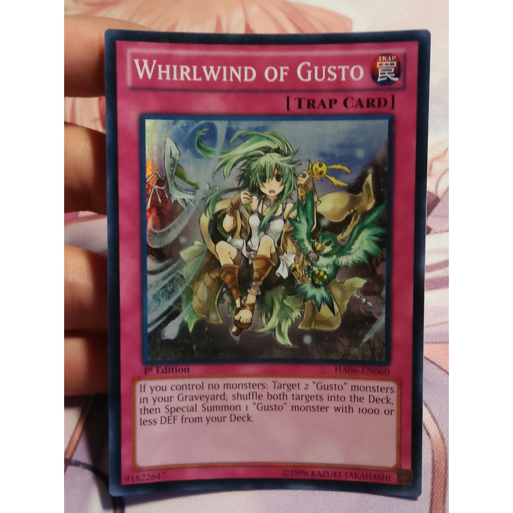 Thẻ bài Yugioh: Whirlwind Of Gusto HA06-EN060