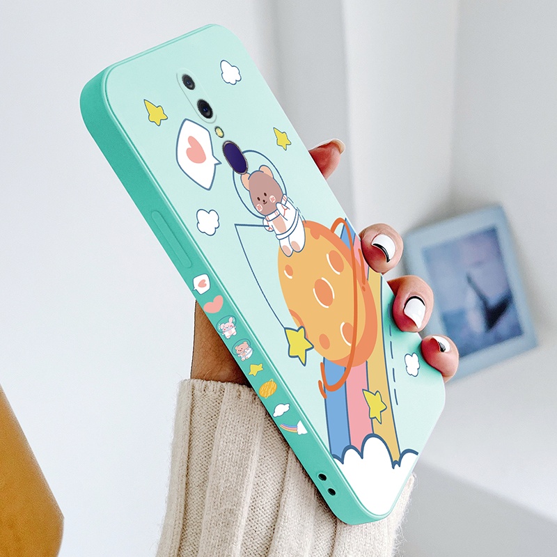 Ốp Điện Thoại Silicone TPU Mềm Họa Tiết Hoạt Hình Cho OPPO F11 F11 PRO F9 F7 F5