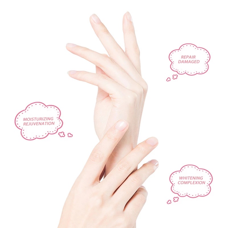 [Hàng mới về] Cặp mặt nạ sữa dê Niacinamide tẩy tế bào chết chăm sóc da tay chân