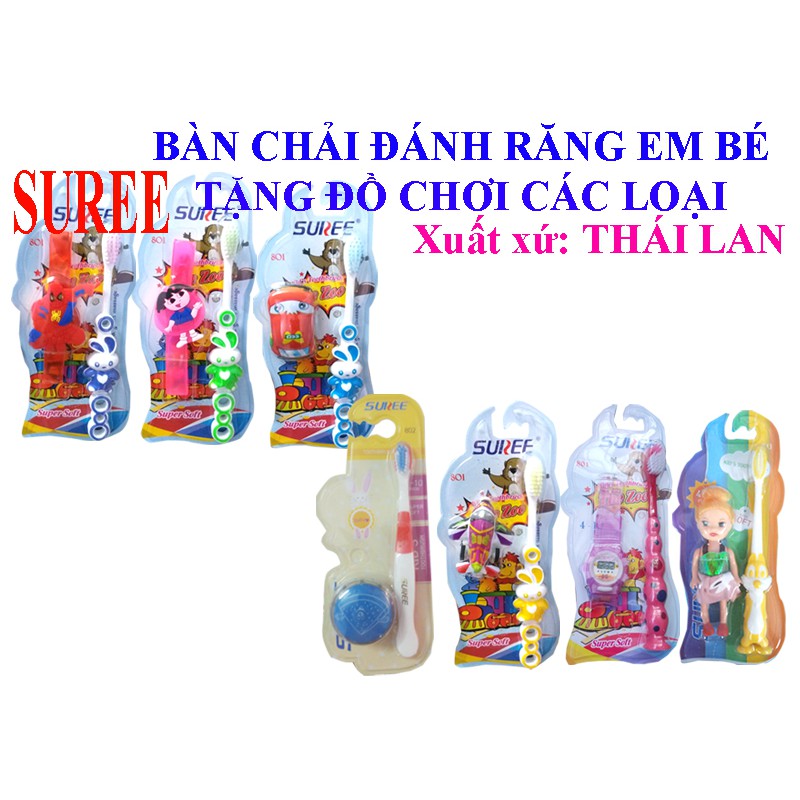 BÀN CHẢI ĐÁNH RĂNG SUREE CÁC LOẠI