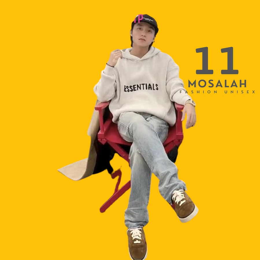 Áo hoodie Essentials nam nữ nỉ bông form rộng cao cấp. mo1 | BigBuy360 - bigbuy360.vn