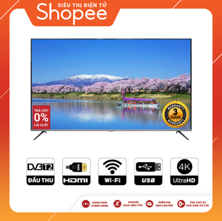 Android Tivi LED TCL 50 Inch 4K L50P8-UF (Chính Hãng Phân Phối)