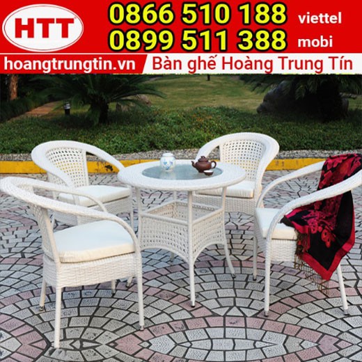 Bàn ghế cafe ngoài trời sân vườn Giá Rẻ - mẫu đa dạng tại xưởng Nội thất Hoàng Trung Tín