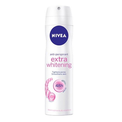 Xịt ngăn mùi Nivea trắng mịn giúp mờ vết thâm 150ml - 82967